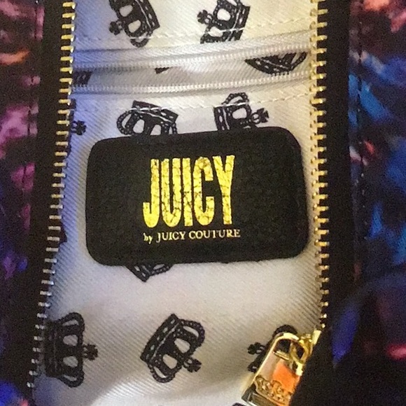 JUICY COUTURE PURPLE TIE DYE LARGE BAG - Picture 4 of 5